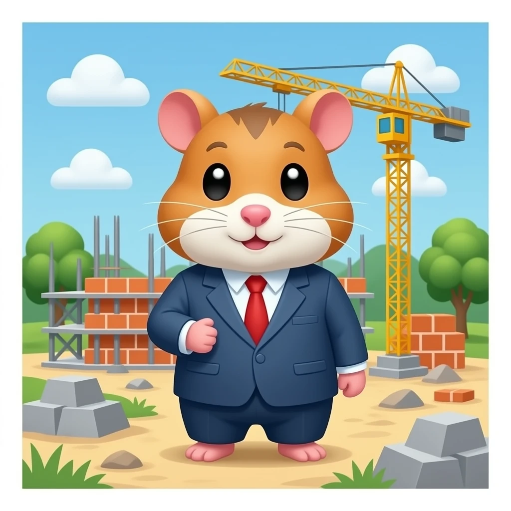 Hamster profi baustelle emoji