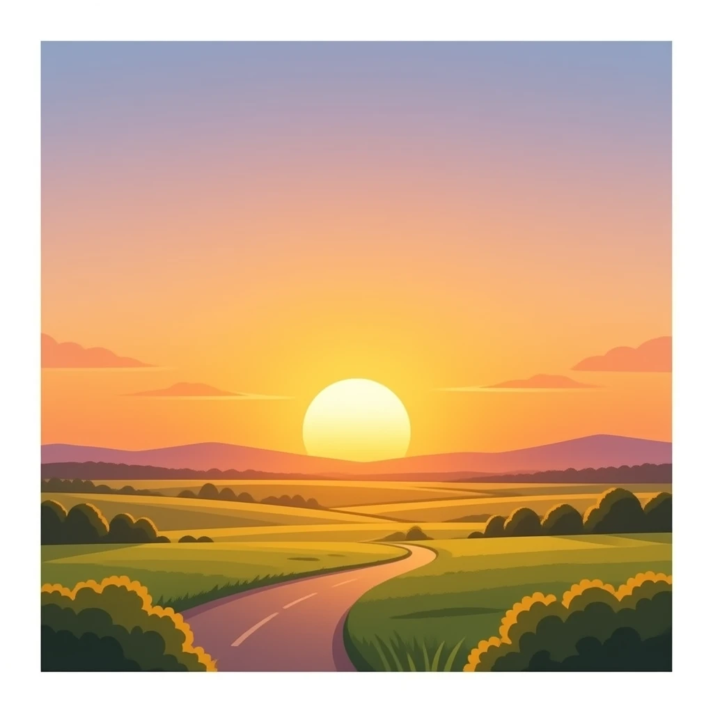 sun going down emoji