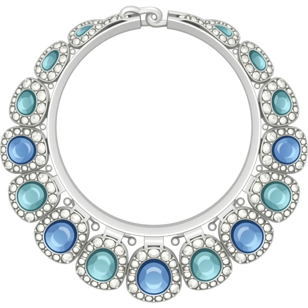 collar de joyas emoji
