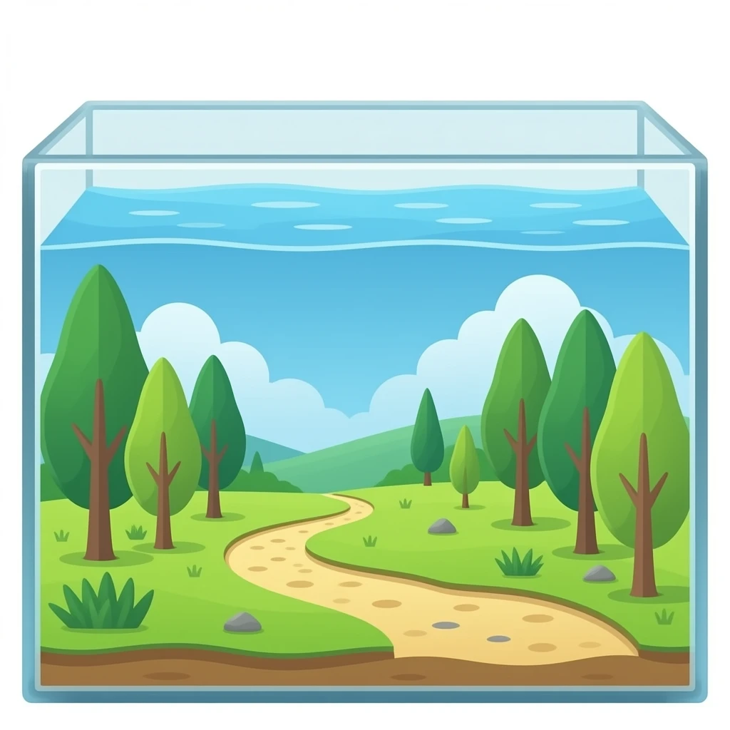 glass aquarium tank emoji