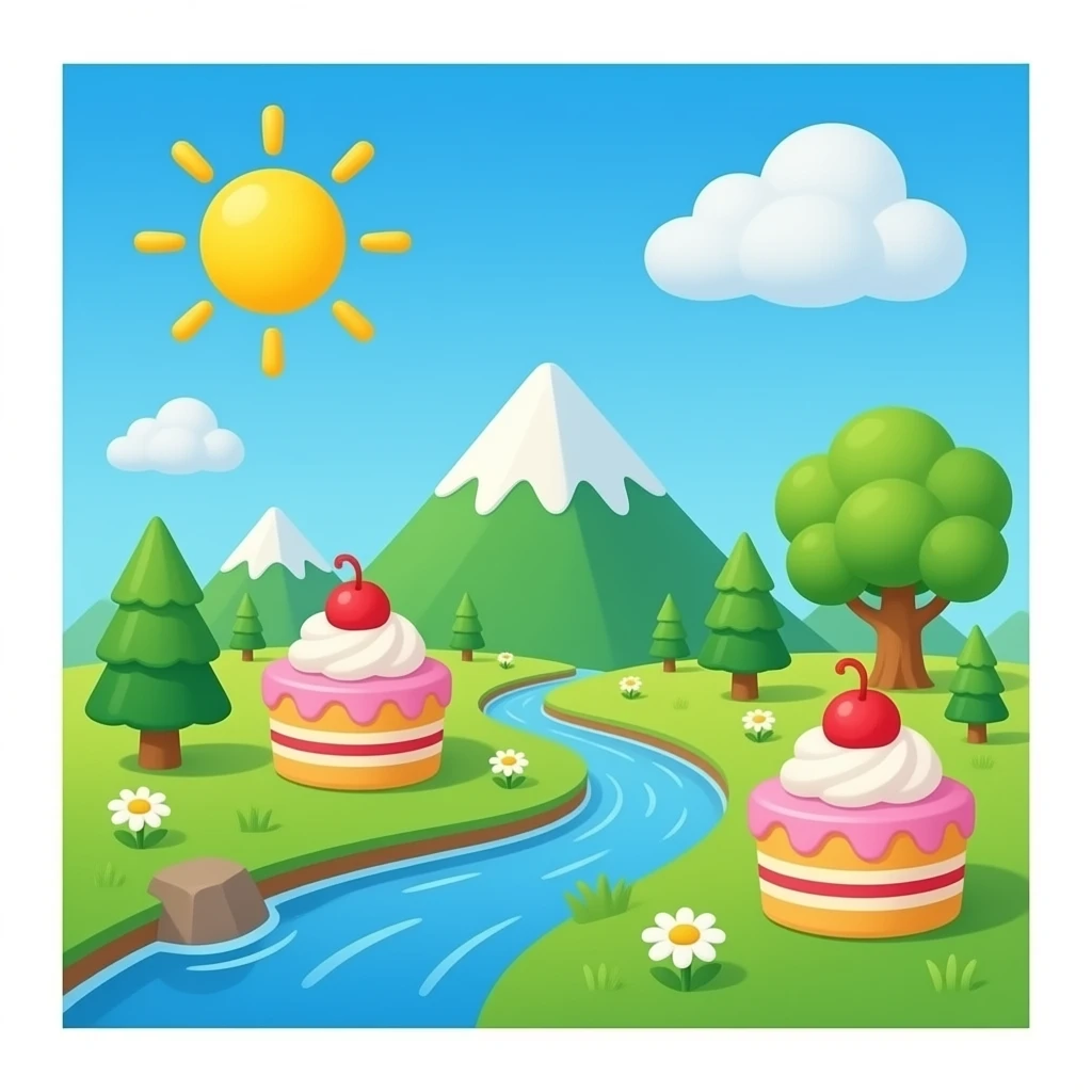 dessert land emoji