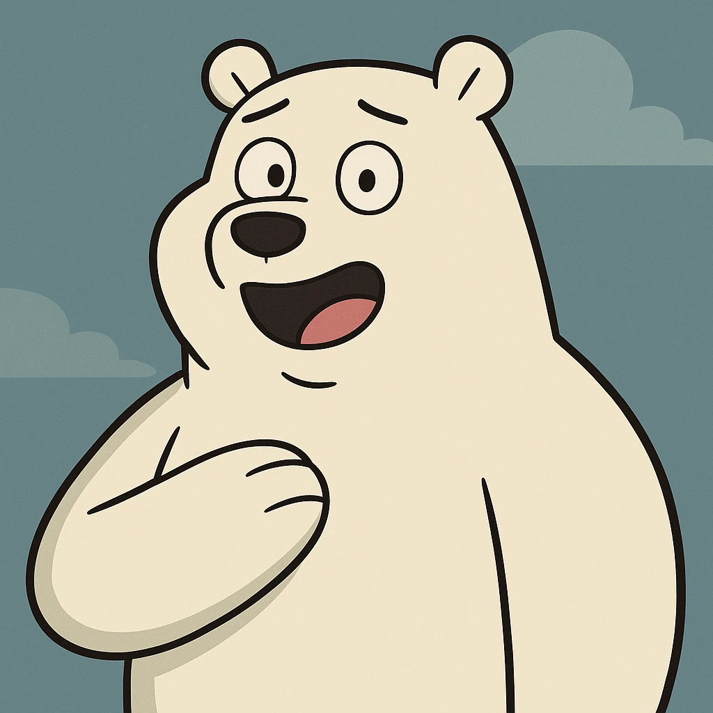 Polar bear emoji