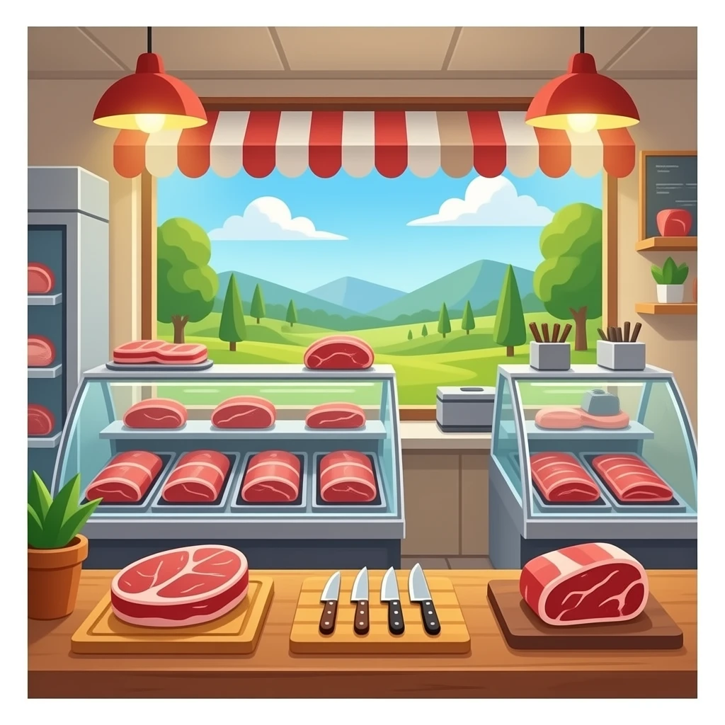 boucherie emoji