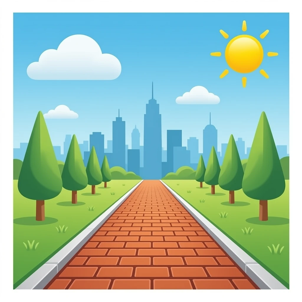 brick road to the city emoji