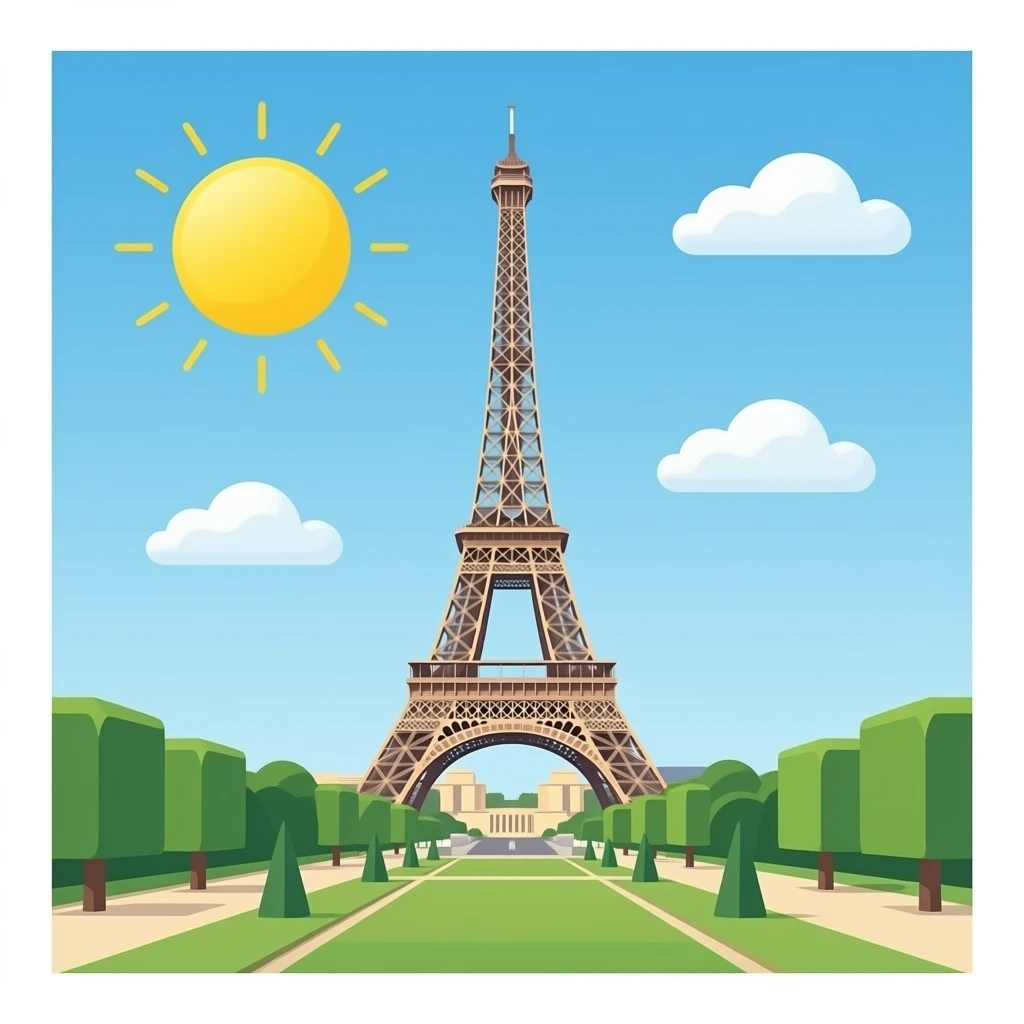 Eiffel tower emoji