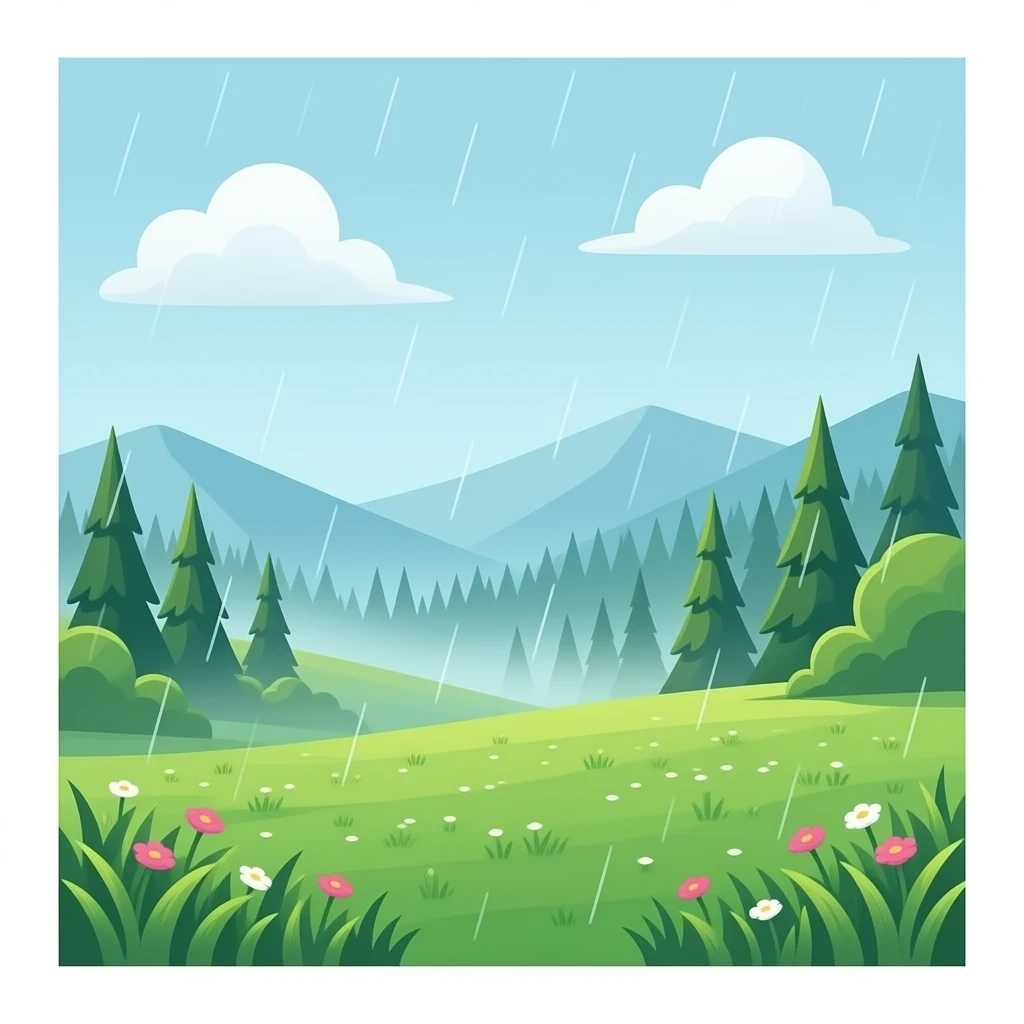 rain emoji