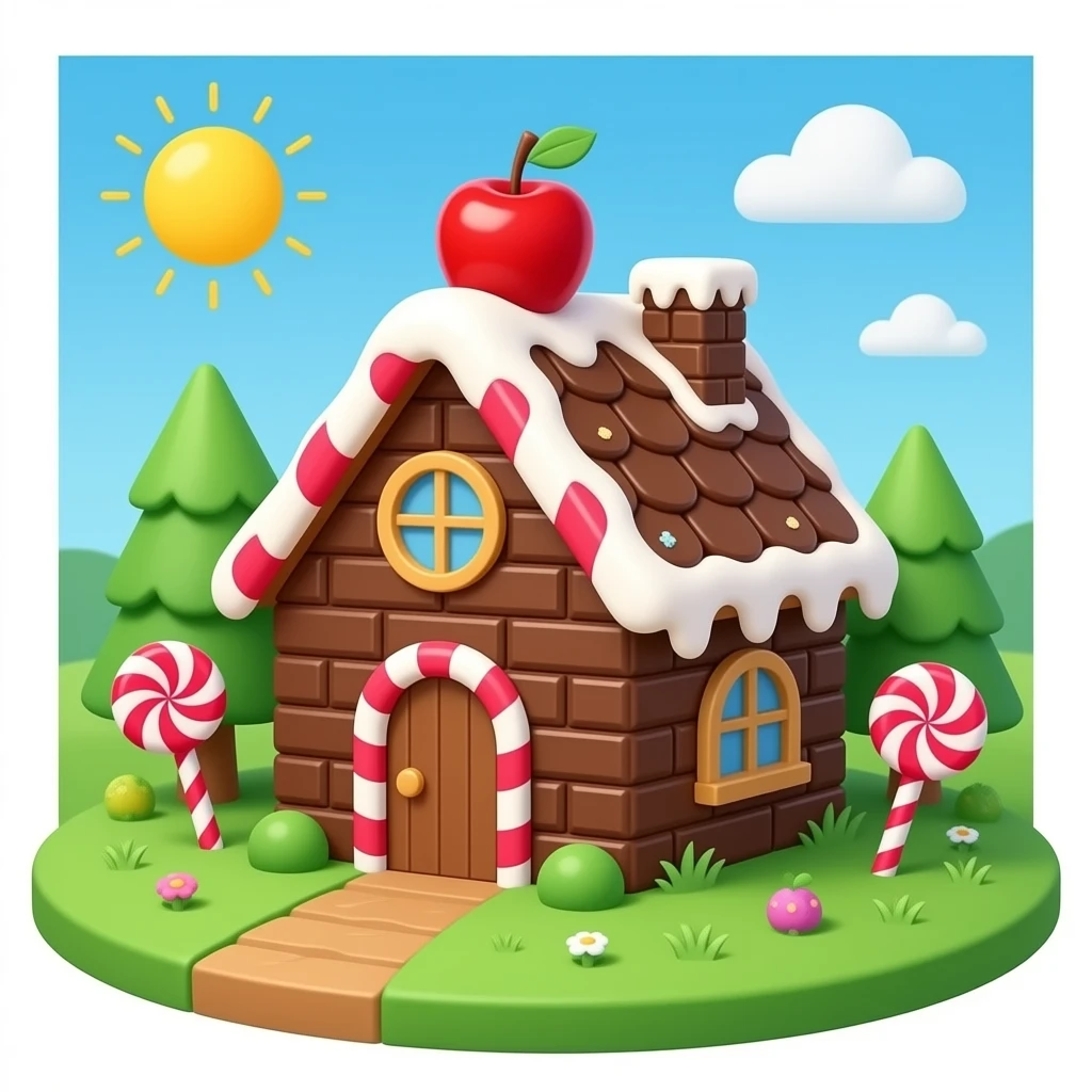 Candy house emoji