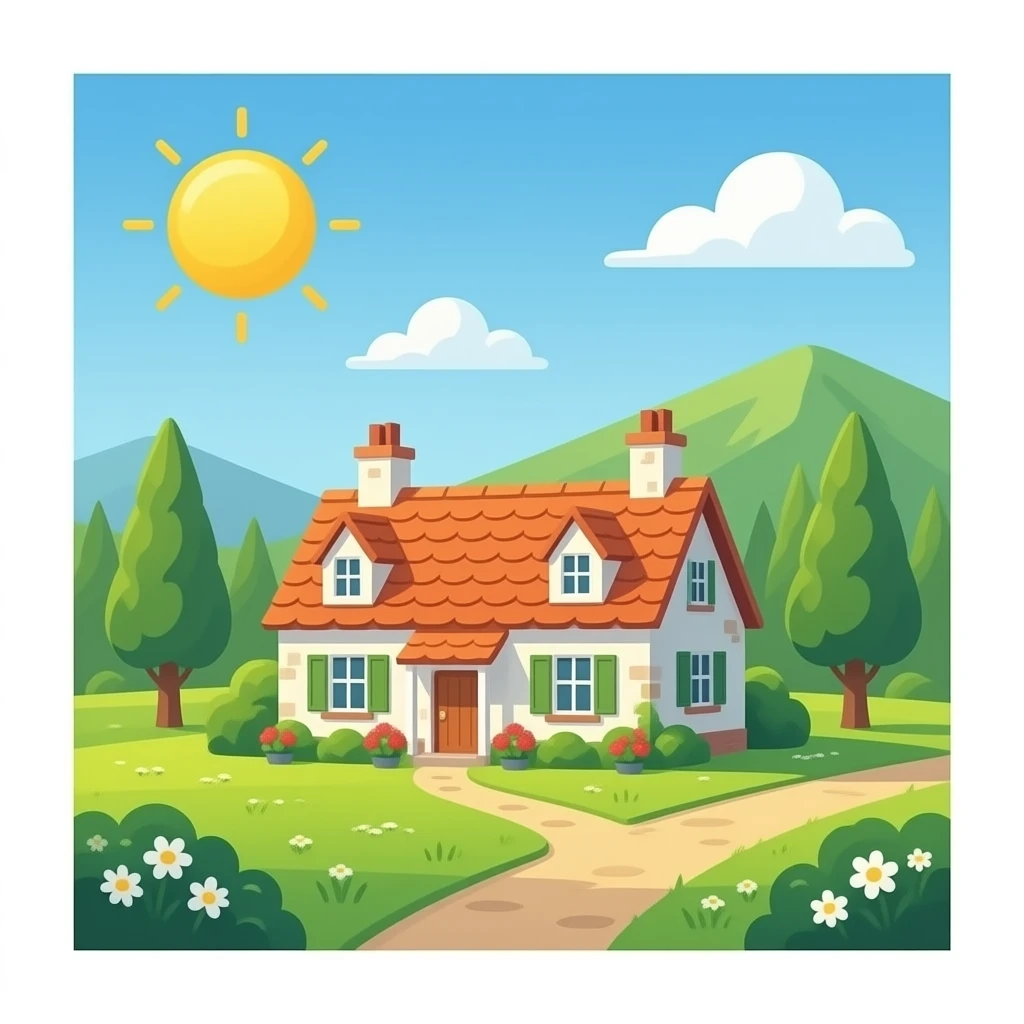 cottage emoji