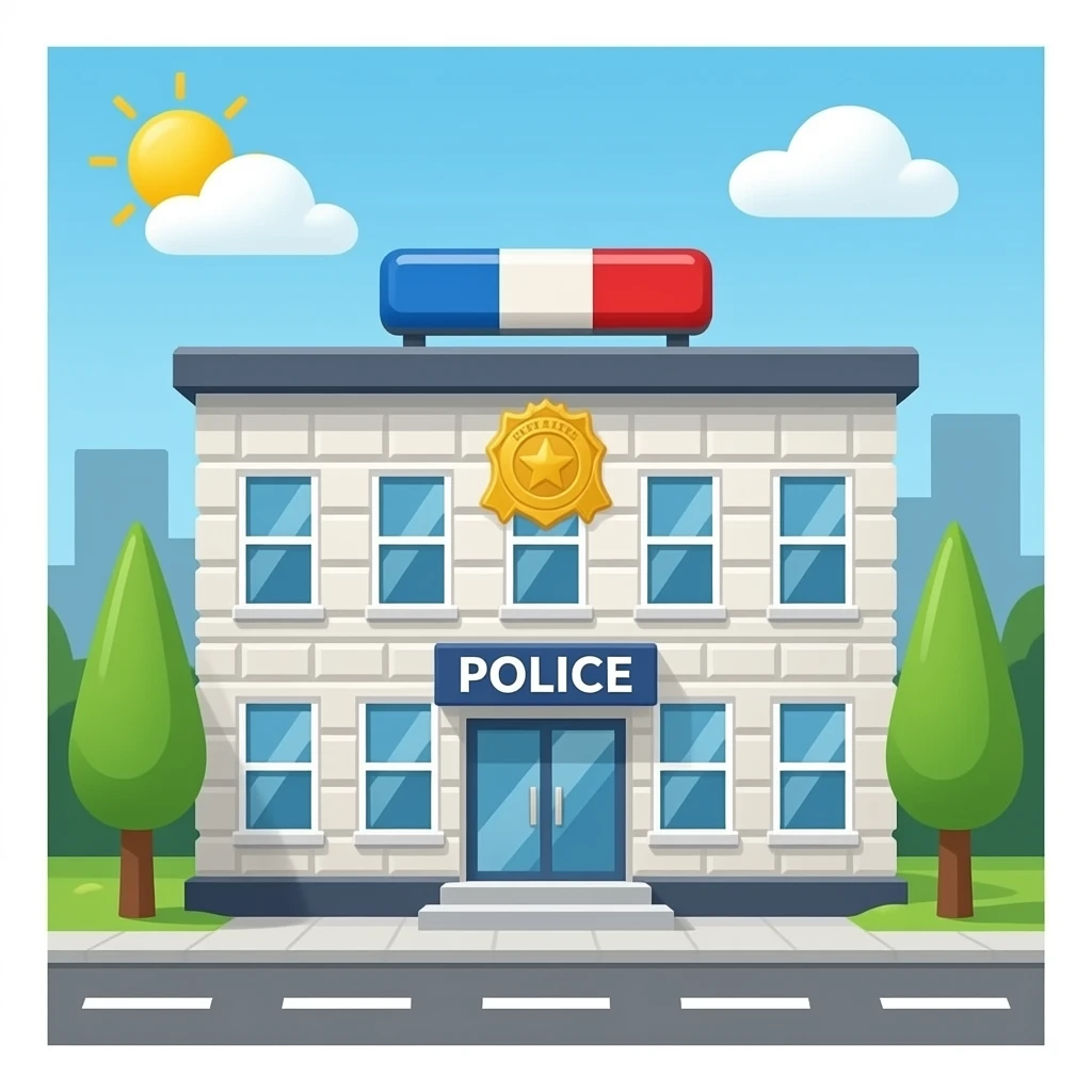 Полицейский участок emoji