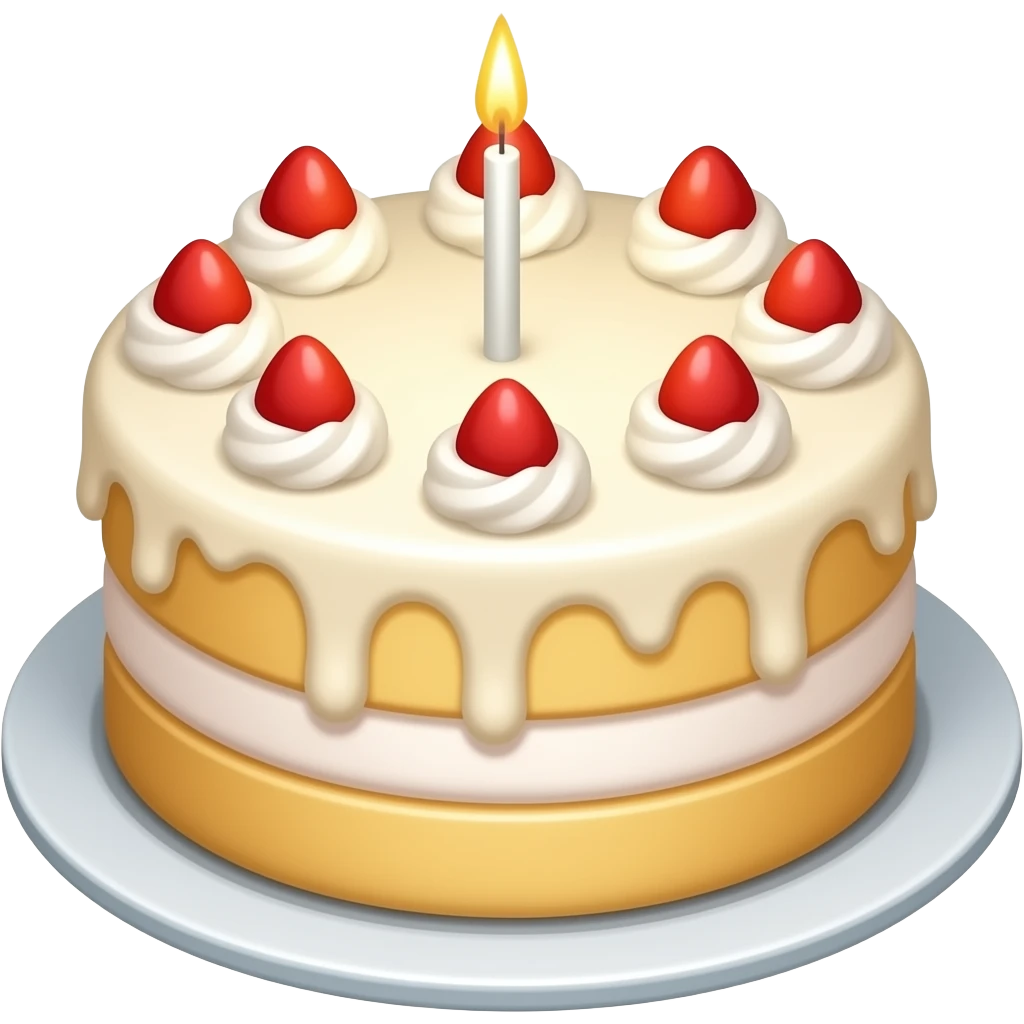 vertical cake emoji