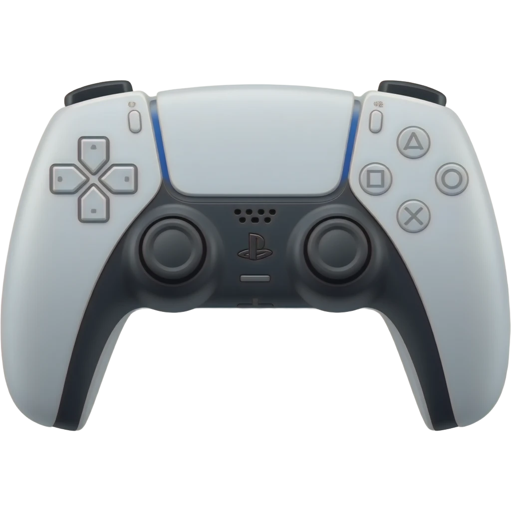 Playstation 5 game console emoji