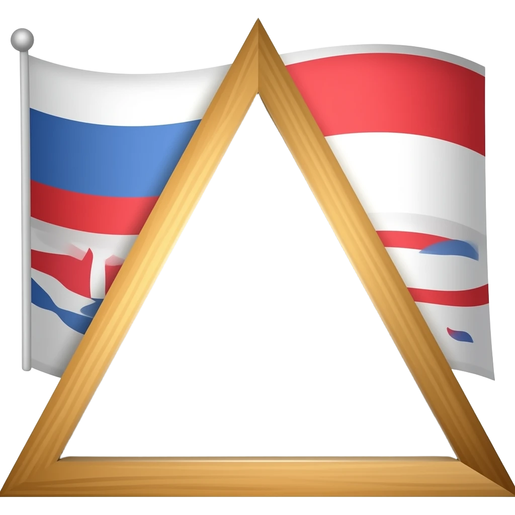 Triangle flags emoji