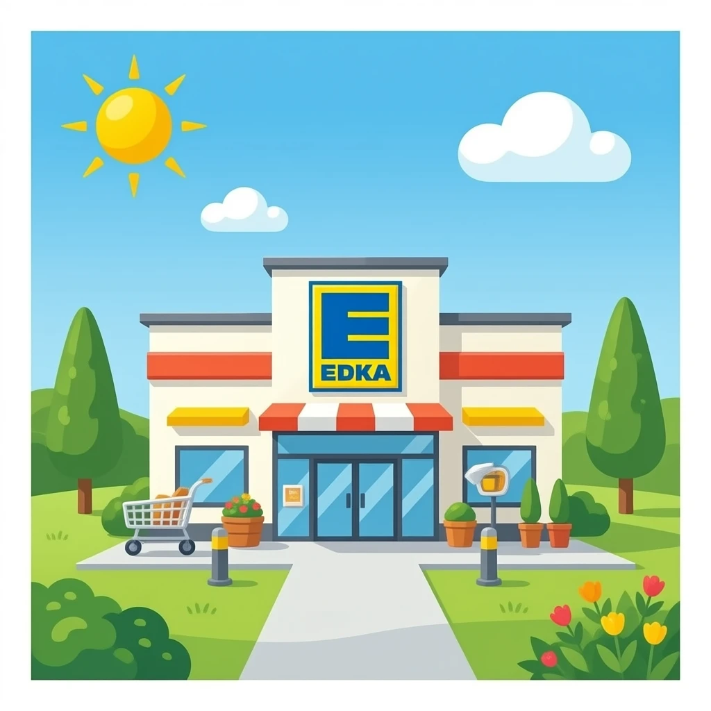 edeka supermarket building emoji