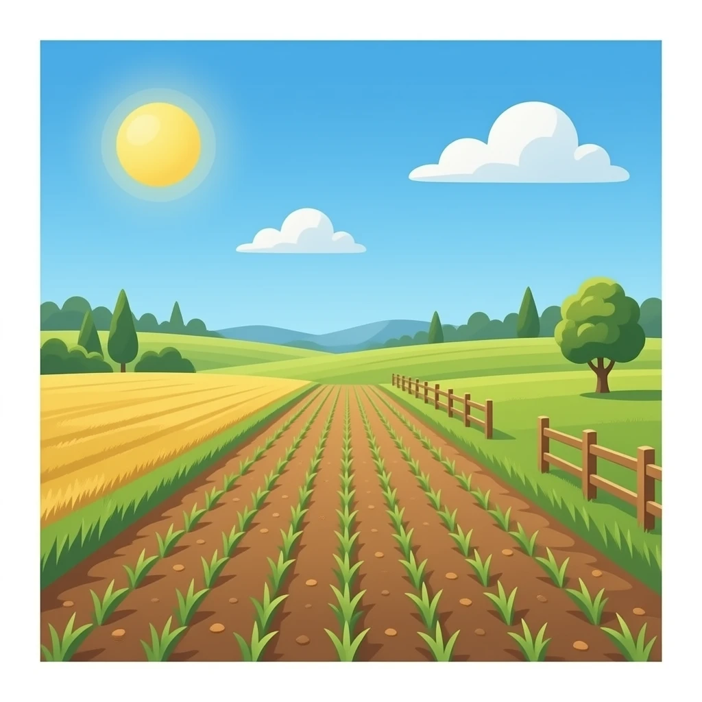 land field dirt emoji