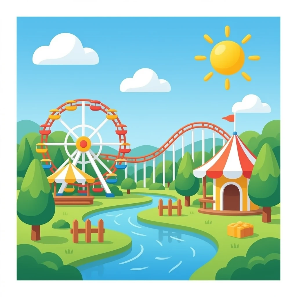 theme park emoji