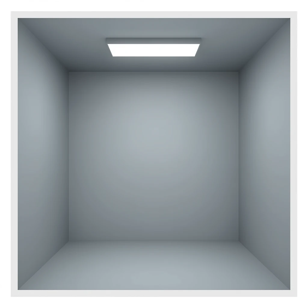 Empty room big gray emoji