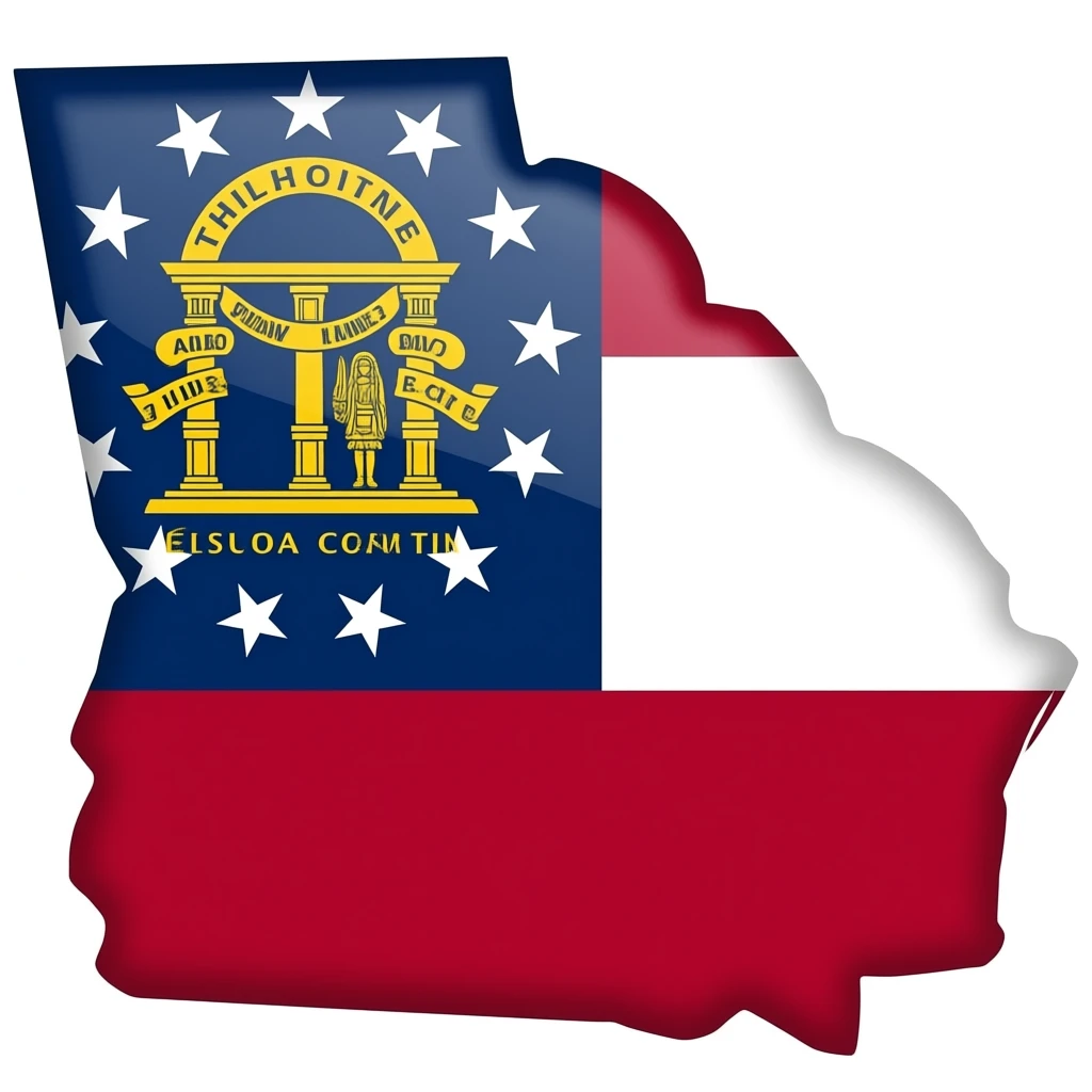 Georgia flag map emoji