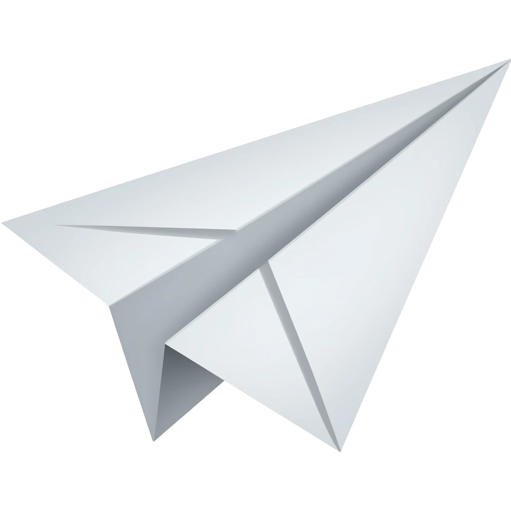 Paper airplane emoji