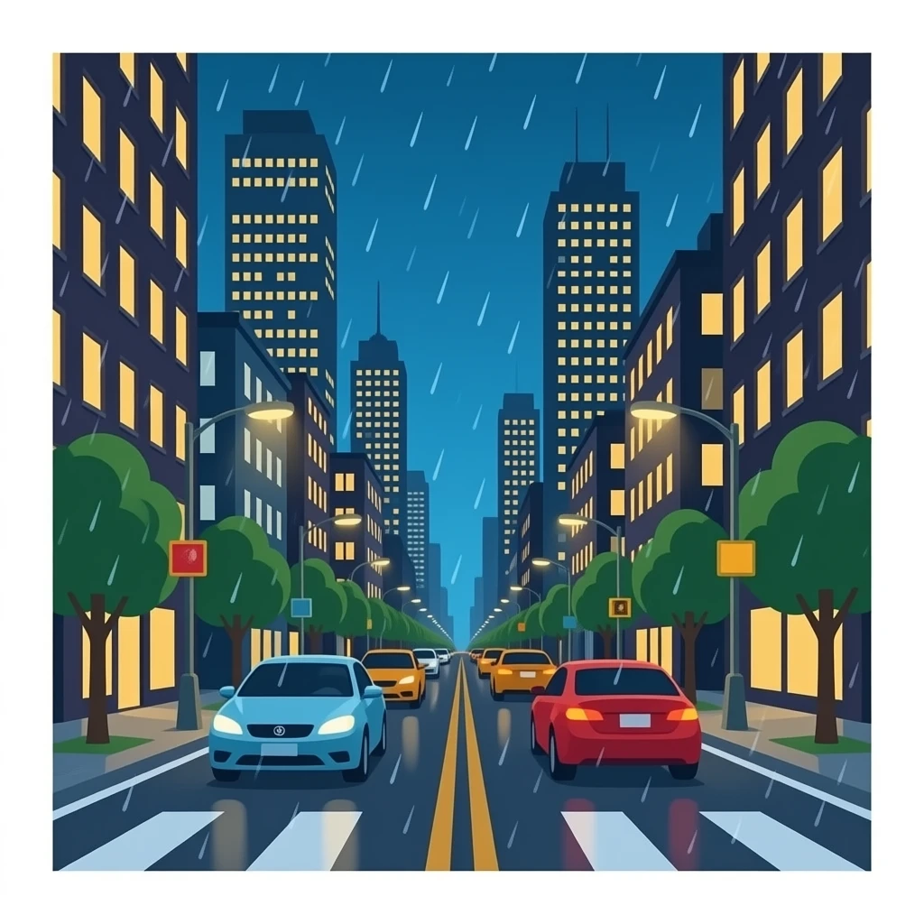 rain emoji