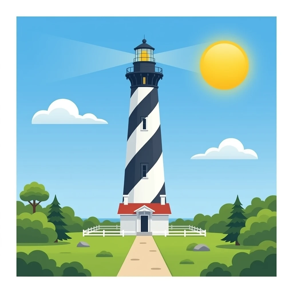 Hatteras lighthouse emoji