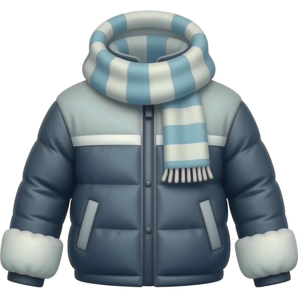 Winter clothes emoji