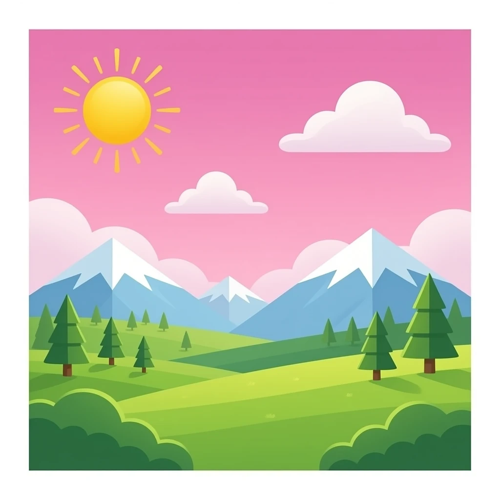 Pink background emoji