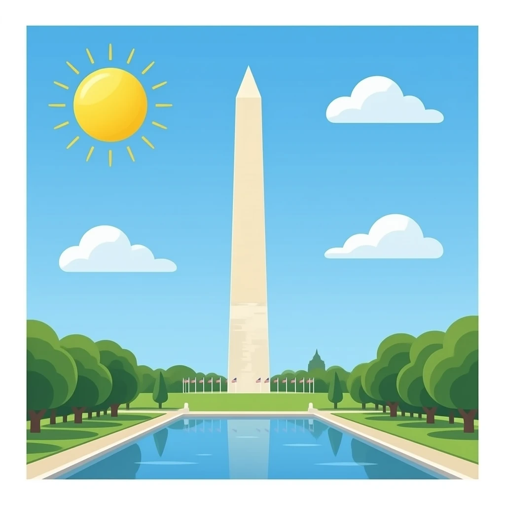 Washington monument emoji
