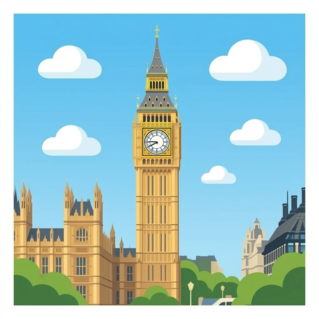 torre del reloj emoji
