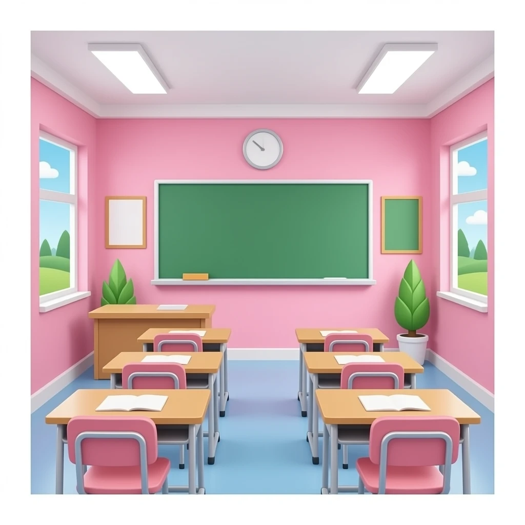 pink class emoji