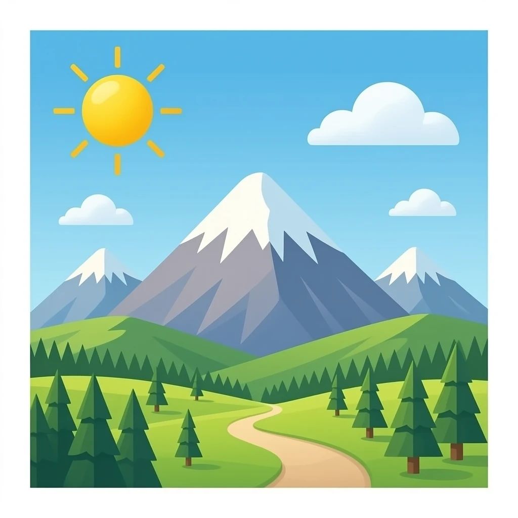 mountain emoji