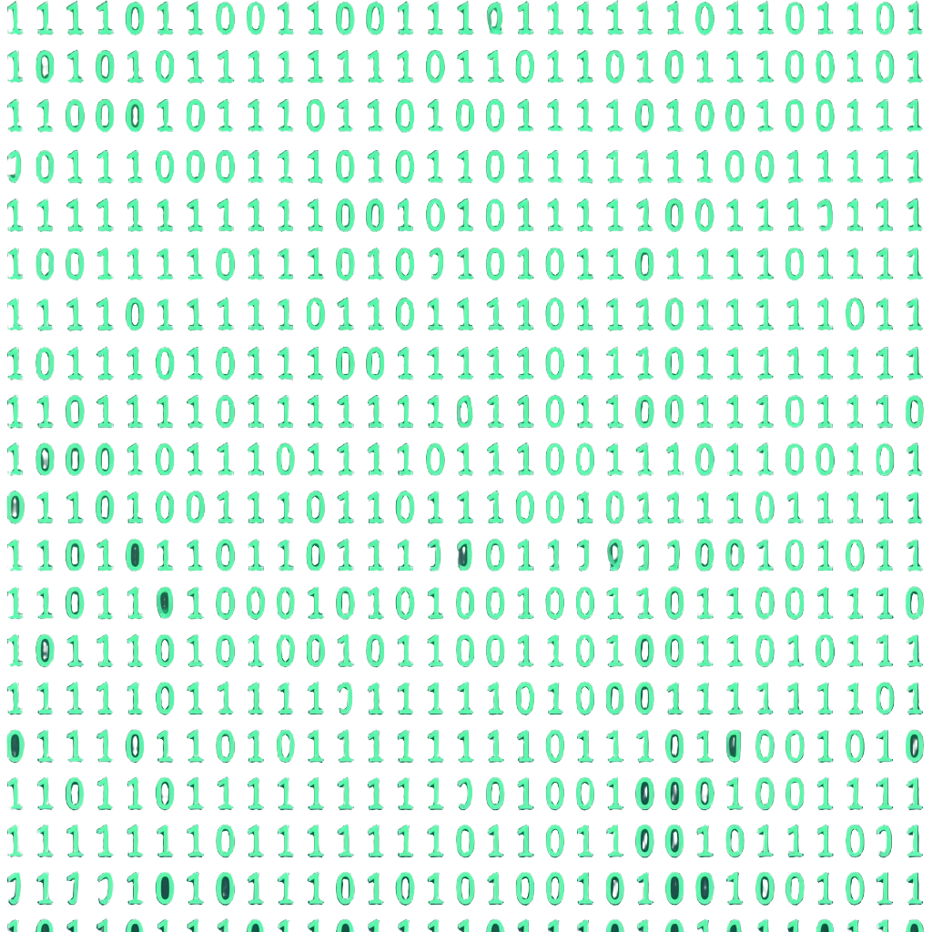 digital rain matrix emoji