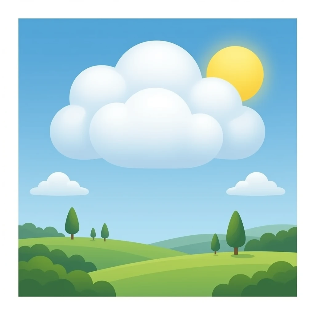 cloudy sky emoji