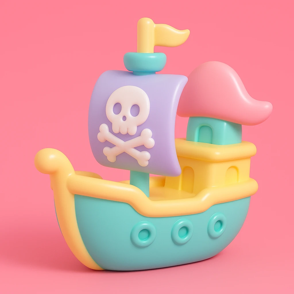 pirate ship emoji