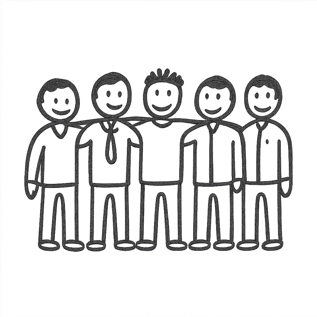 5 guys out emoji