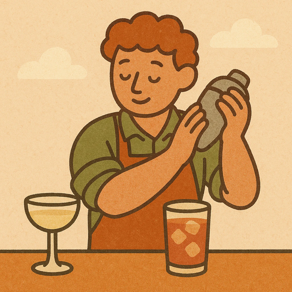 bartender mixing drinks emoji