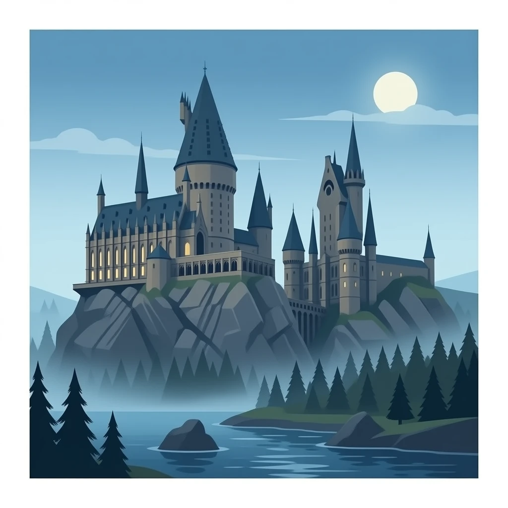 hogwarts castle emoji