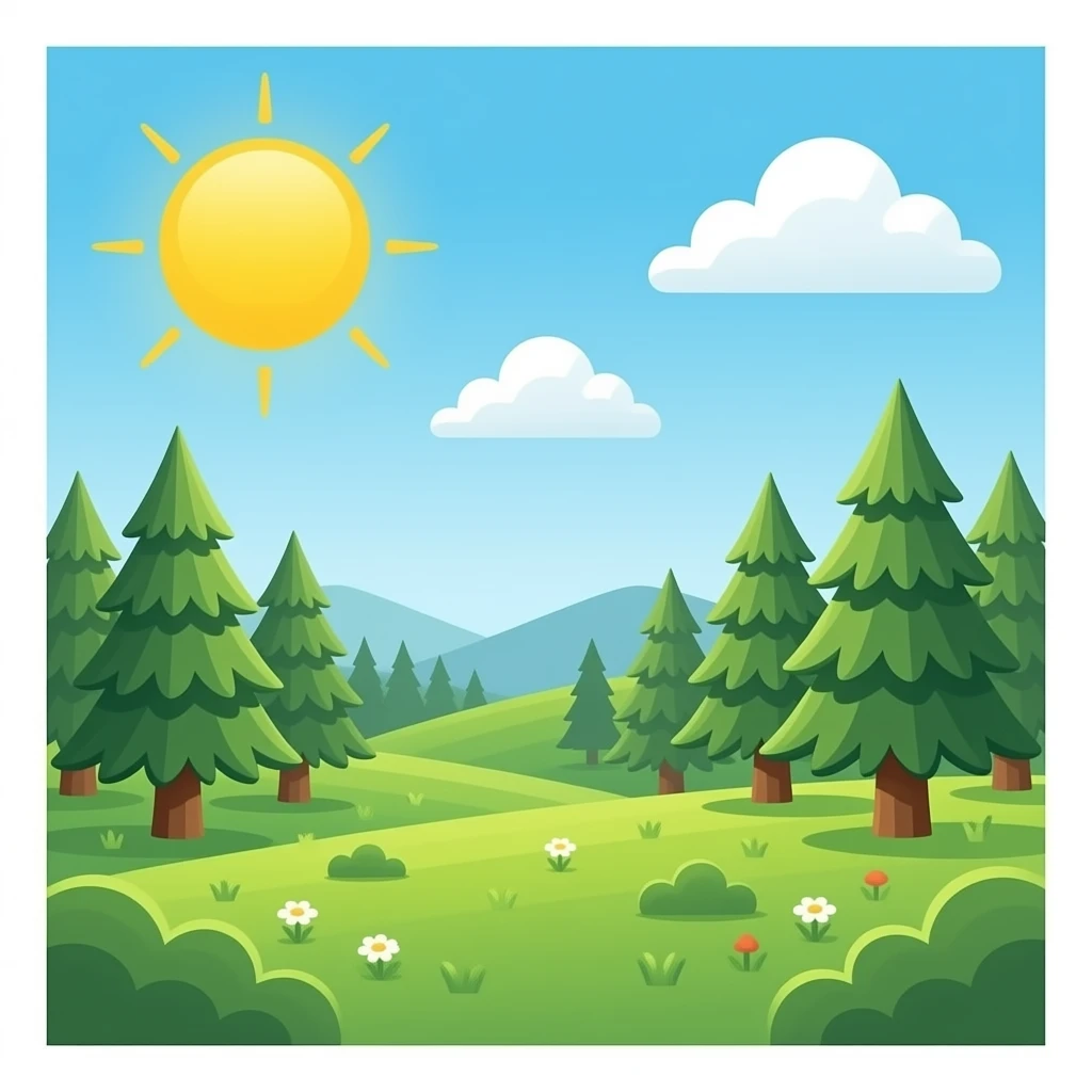 Spruce tree emoji