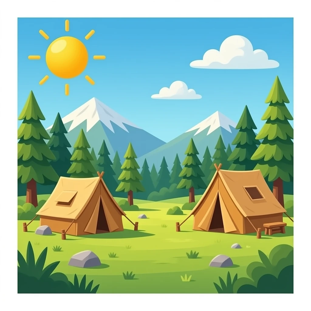 Creat a Boy Scout camp emoji