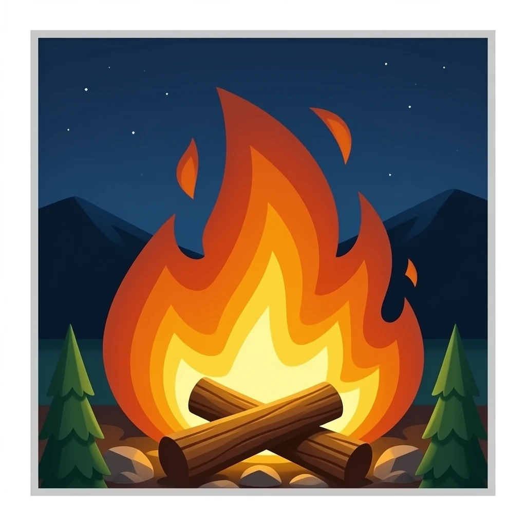 fireplace emoji