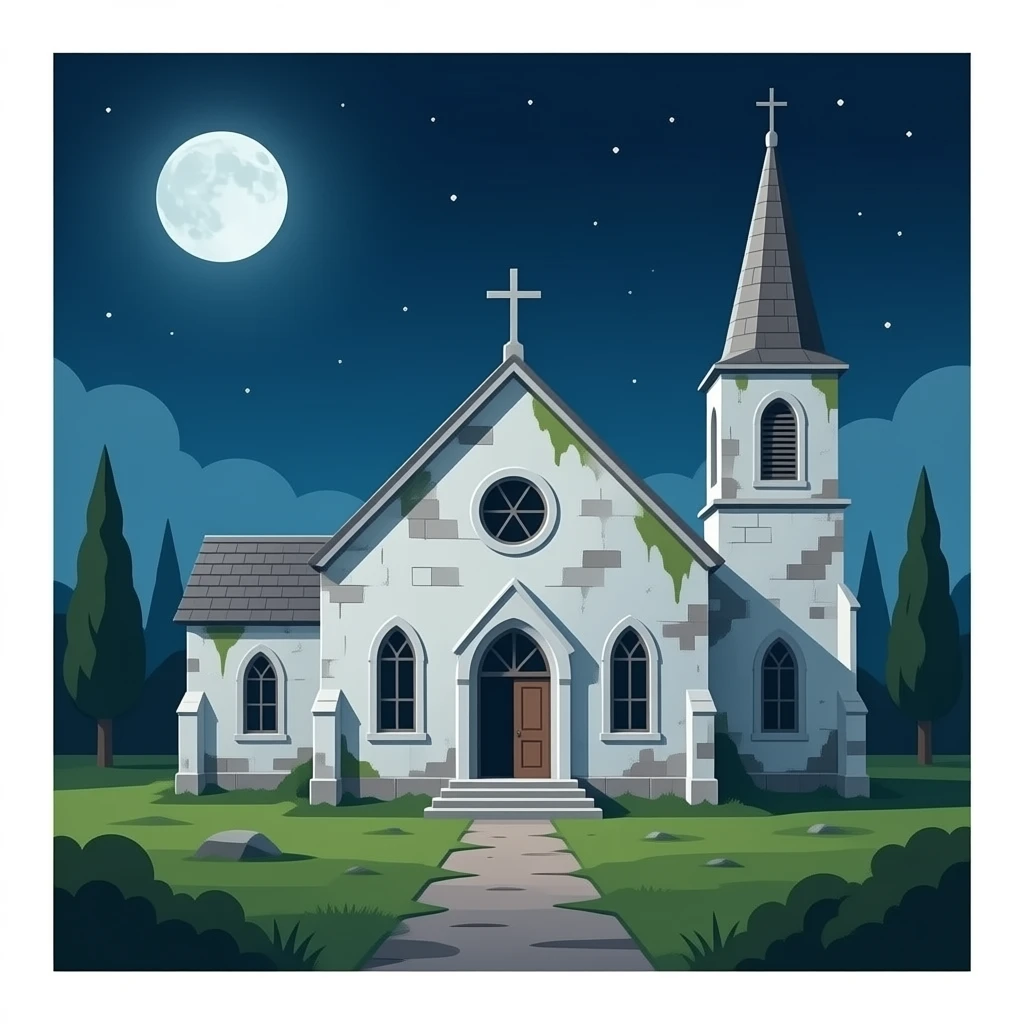iglesia abandonada emoji
