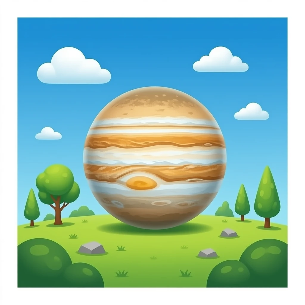 planeta Júpiter emoji