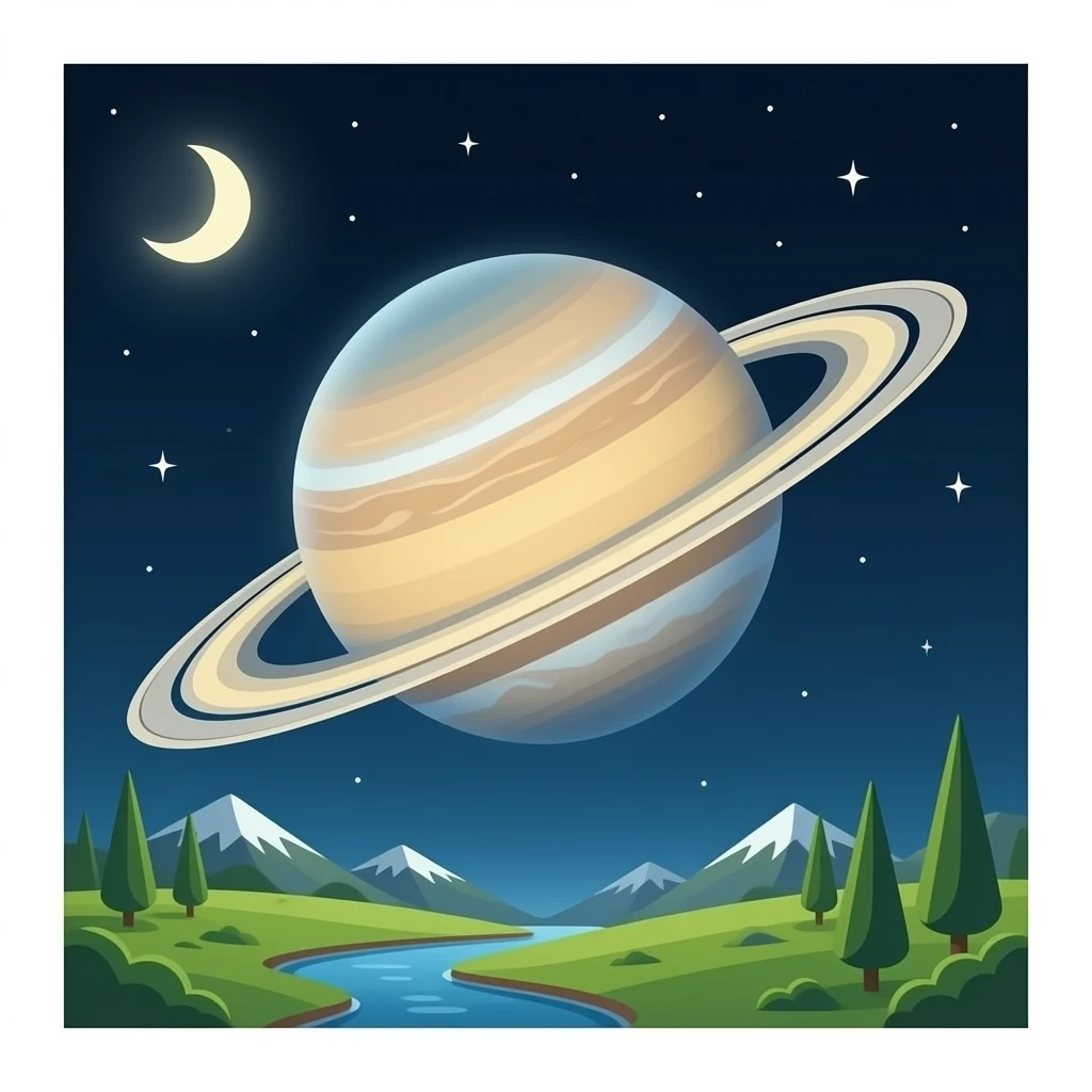 Urano planeta emoji