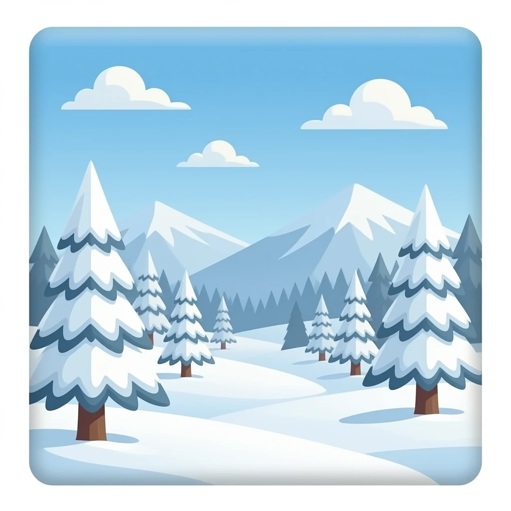 france in winter emoji