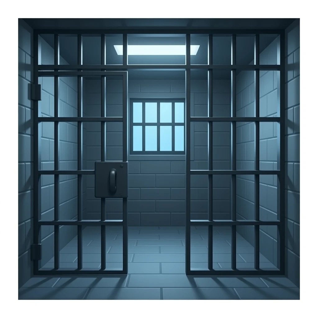 Prison cell bunk bed set emoji