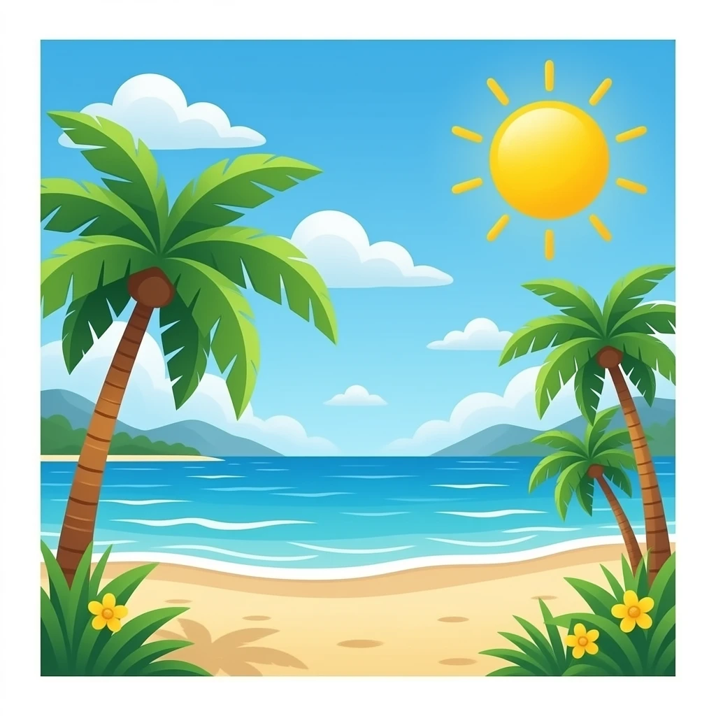 beach emoji