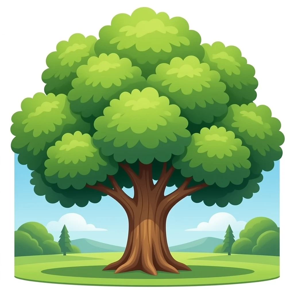 big tree emoji