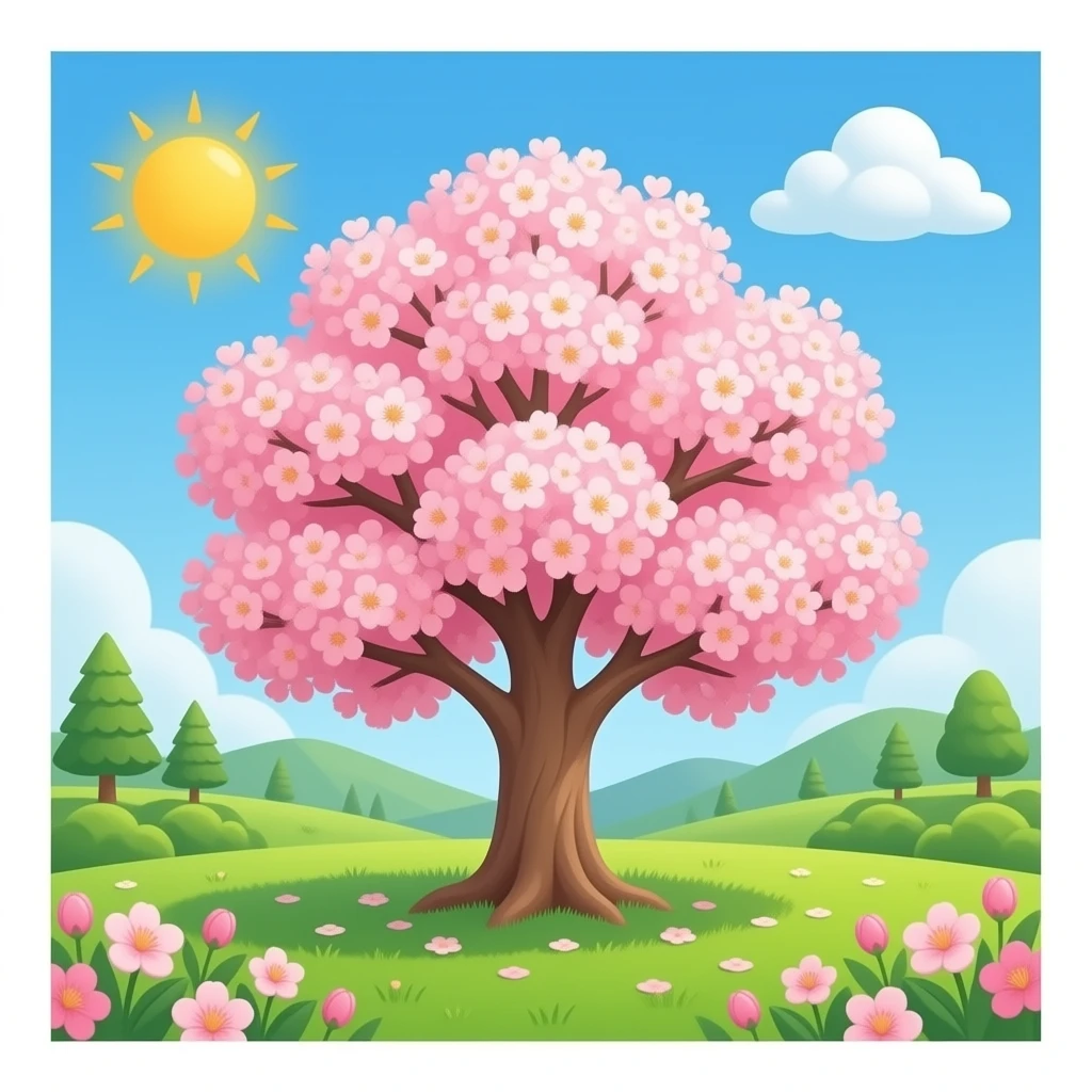 blossom tree emoji