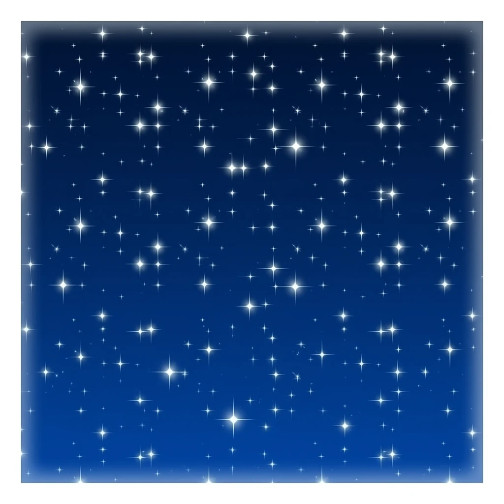 dark blue night sky with a lot of sparkling stars emoji