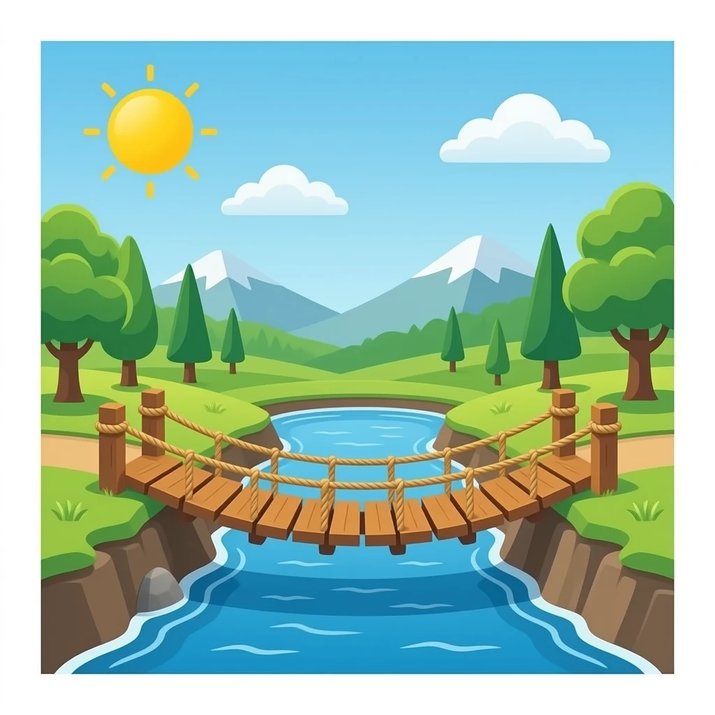 Rope bridge emoji