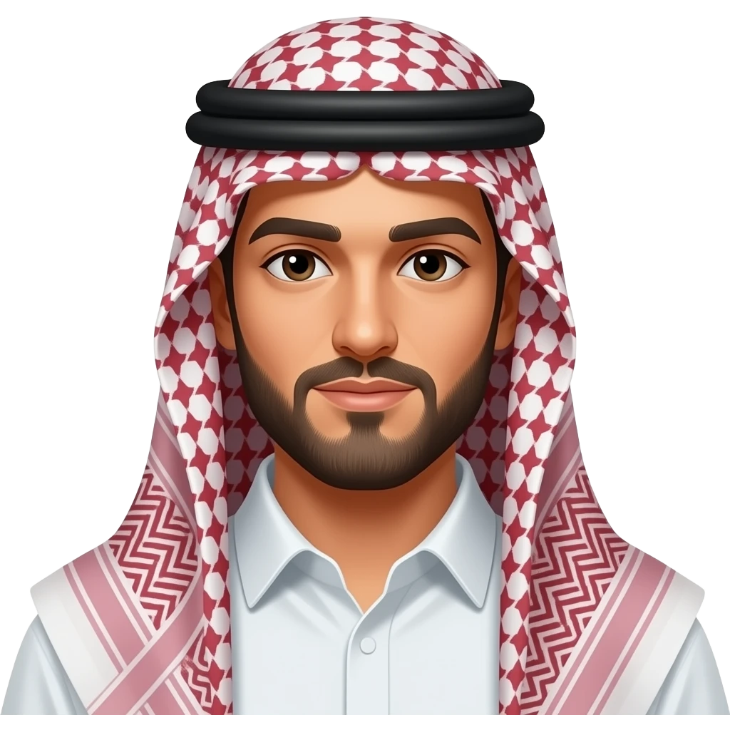 رجل ملثم بالكوفية emoji